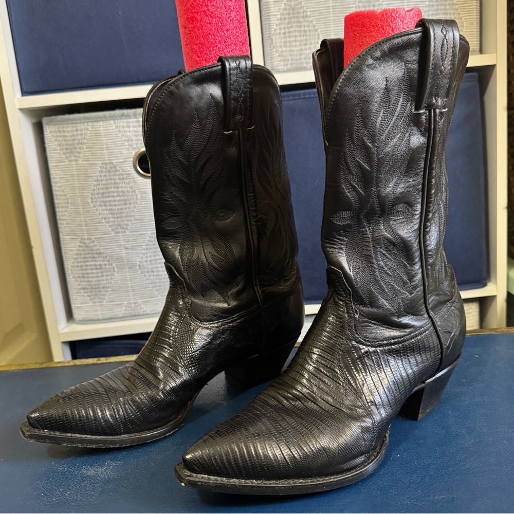 Tony Lama Black Western Boots